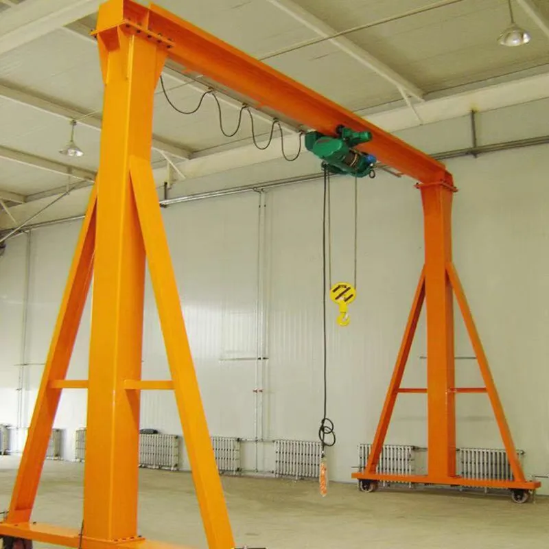 Electric Hoist Type Adjustable Height Portable Trackless Mobile Gantry Crane 5 Ton 7 Tons 10 Ton Price