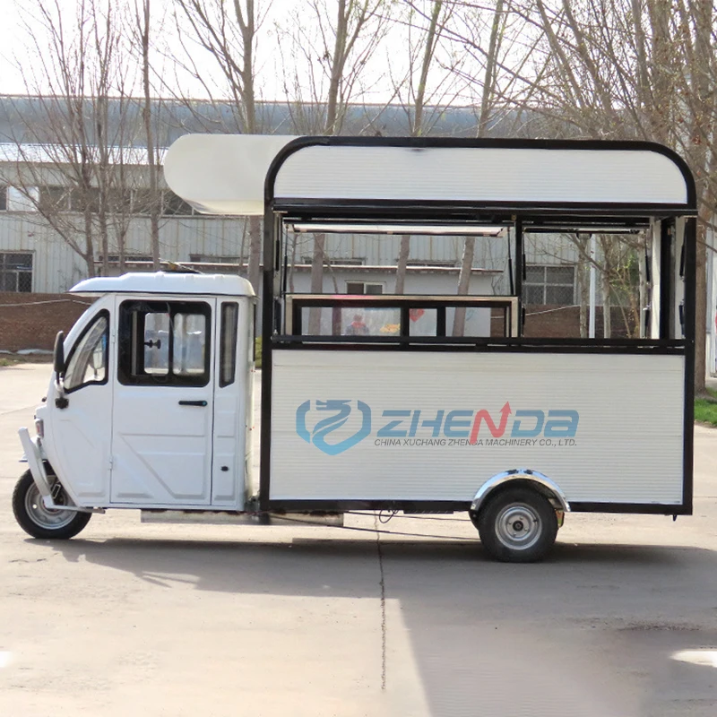 Best Selling American Fashion food dining Car Electric Mobile Food Truck Full Equipped For Sale
