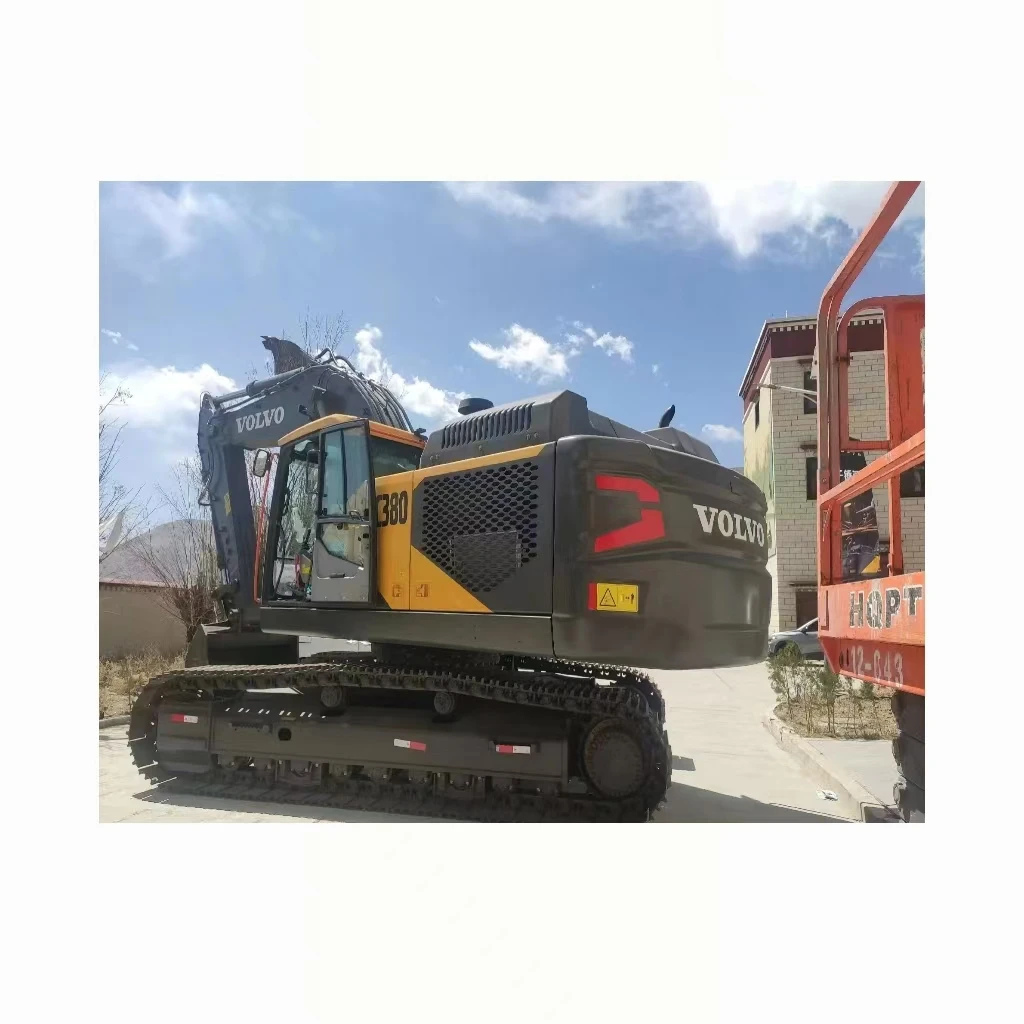 Экскаватор Volvo EC380 39 тонн в отличном состоянии с готовыми компонентами сердечника PLC дешевая Подержанный машинный двигатель комплекте продажа