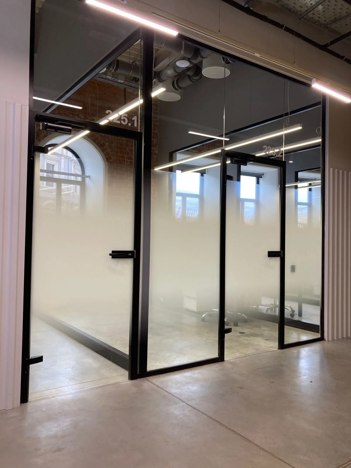 DOT Two Way White Gradient Window Glass Film