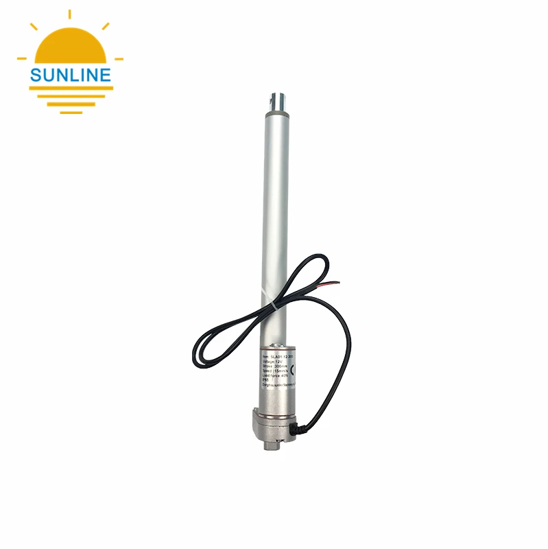 12V linear Actuator with servo motors for motion platform Load Force 40N Speed 15mm/s Stroke 300mm IP54/IP65