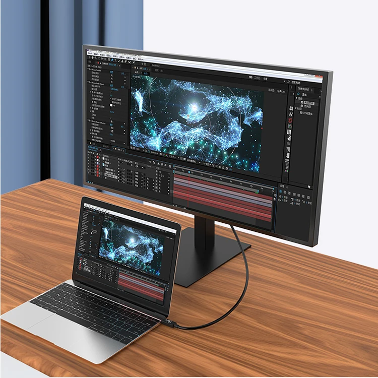 New USB4 Cable 100W 40Gbps  5K@60Hz Audio Video 20V 5A Coaxial USB C Thunderbolt3/USB4.0 Gen3 Type Cable