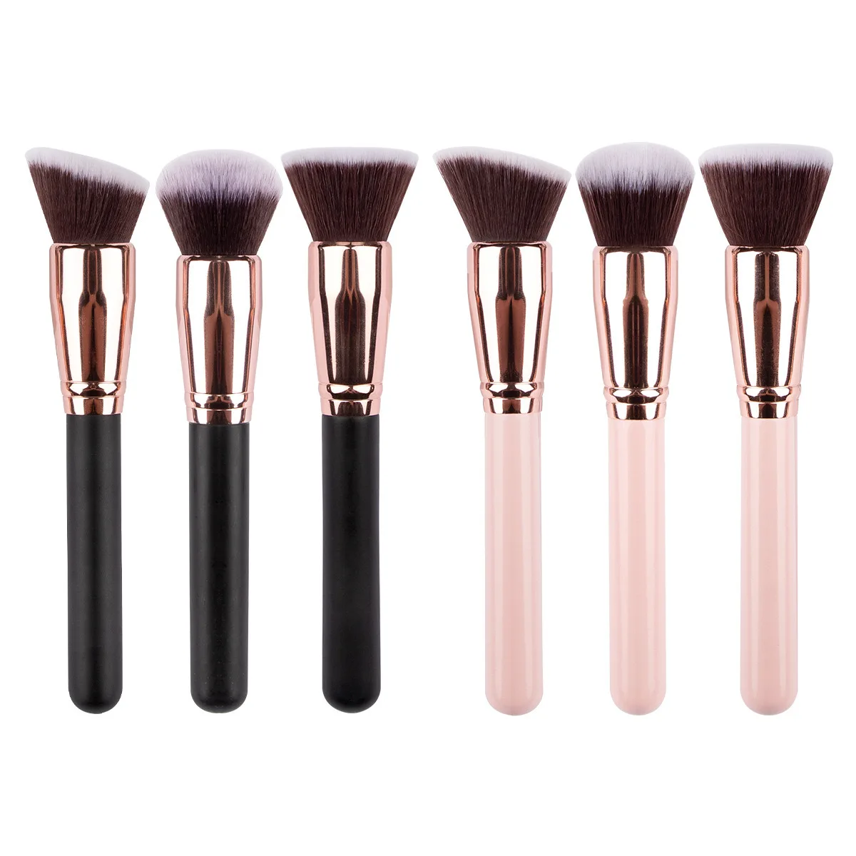Top Quality Cosmetics Powder Face Single Angular Blush Large Loose Powder Brush Contouring Brush Makeup Foundation Brush