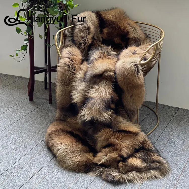 Premium Quality Curly Long Hair Fur Plate Pelt Mongolian Sheep Carpet Soft Fur Blanket
