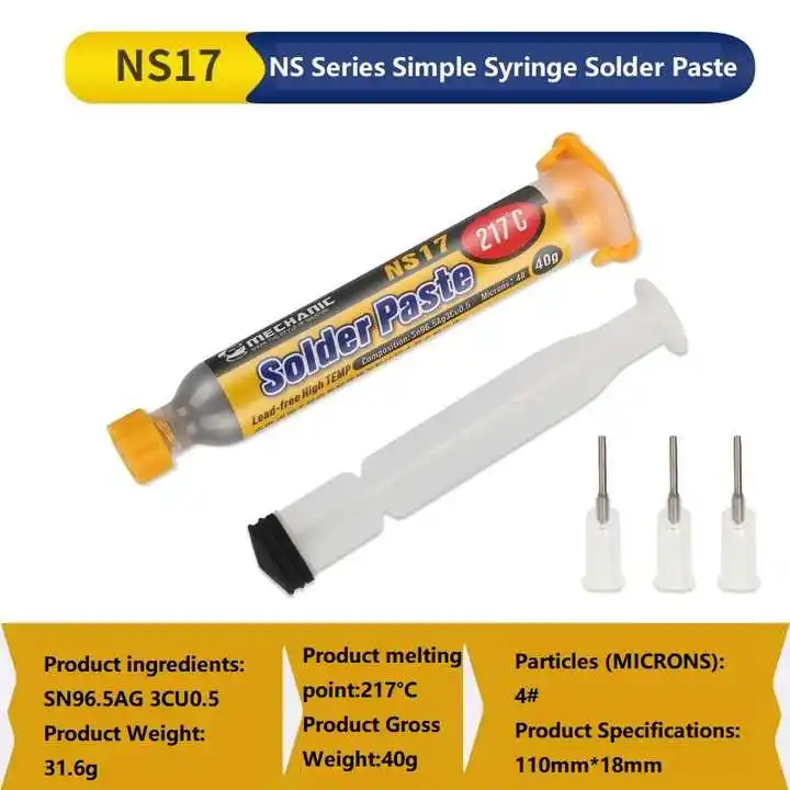 sell like hot cakes    Maintenance PCB Board Welding LED Medium/Low/High Temperature Solder Paste 63/37 Leaded Solder Paste