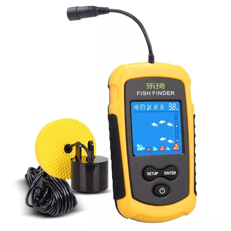 Portable Fish Detection Sonar Sensor Fishing Finder
