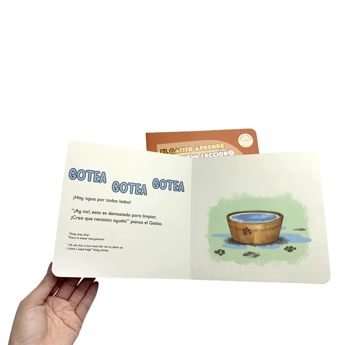 OEM Custom Print Spanish Learning Book For Kids Study Book Spanish Books Printing