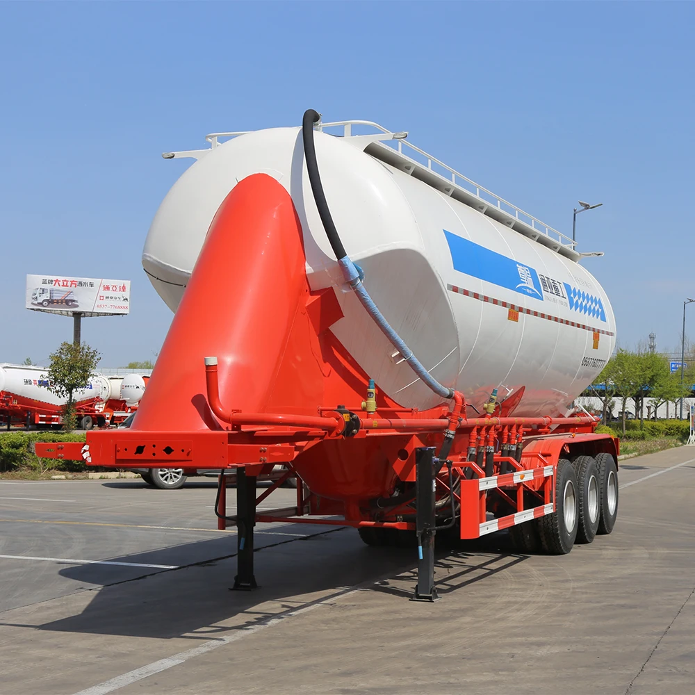 Brand New 3 Axle 40ton 50ton V Type Bulk Cement Tanker Trailer Dry Powder Cement Bulker