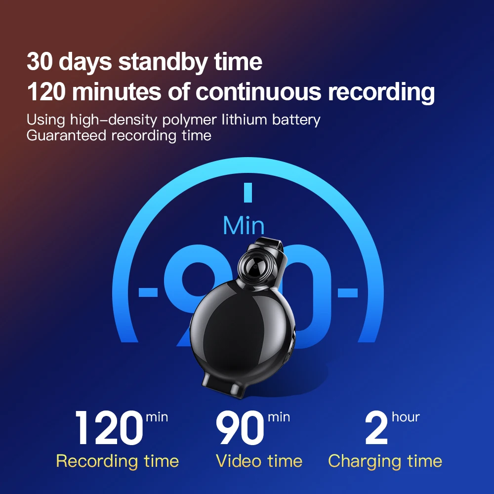 V6 Wireless Mini Camera HD 1080P Wearable Audio Voice Intelligent Sport Recorder Outdoor Bicycle Phone Watching Small Camera