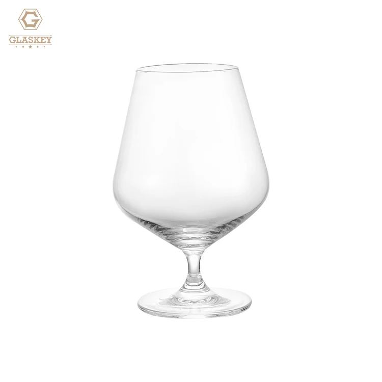Hand Blown Glass Wine Tumbler Brandy Snifter Short Stem Wine Glasses Whiskey Tumbler 625ML