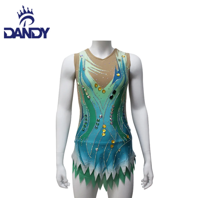 Custom Made Rhythmic gymnastics leotard custom competition gymnastics leotards girls