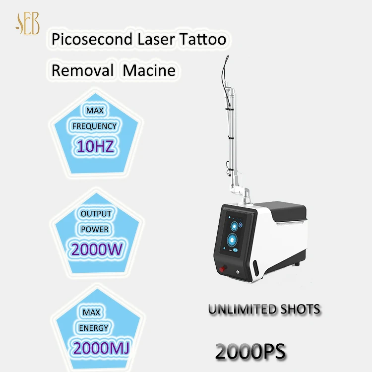 portable hollywood peel tattoo and carbon peeling machine