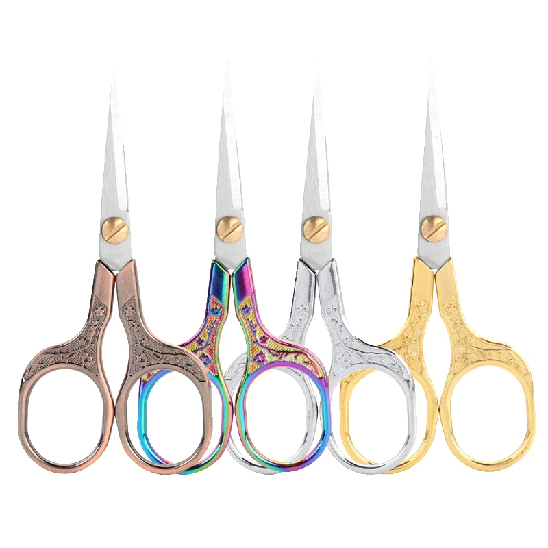 High Quality Retro Embroidery Scissors Plum Blossom Antique Scissors Stainless Steel