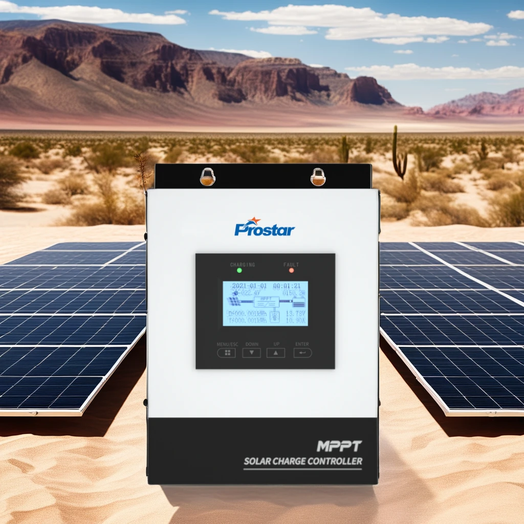 Prostar Intelligent Off Grid 12V 24V 48V 96V Auto MPPT Controller 30A 60A 100A Mppt Solar Charge Controller