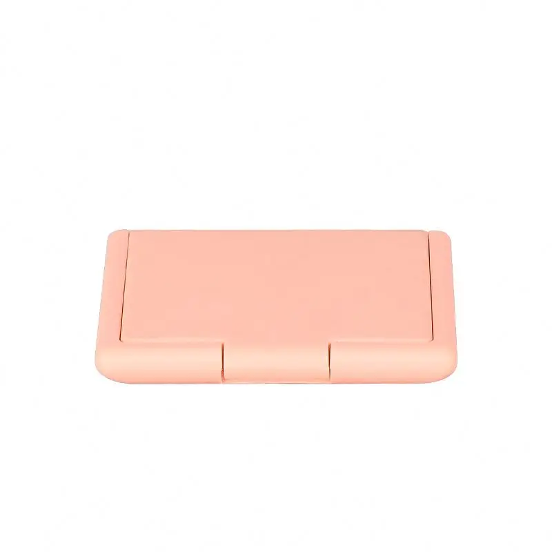 Wholesale Pink Black Empty Eyeshadow Case 2 Color Plastic Eyebrow Soap Gel Case Blusher Compact Case