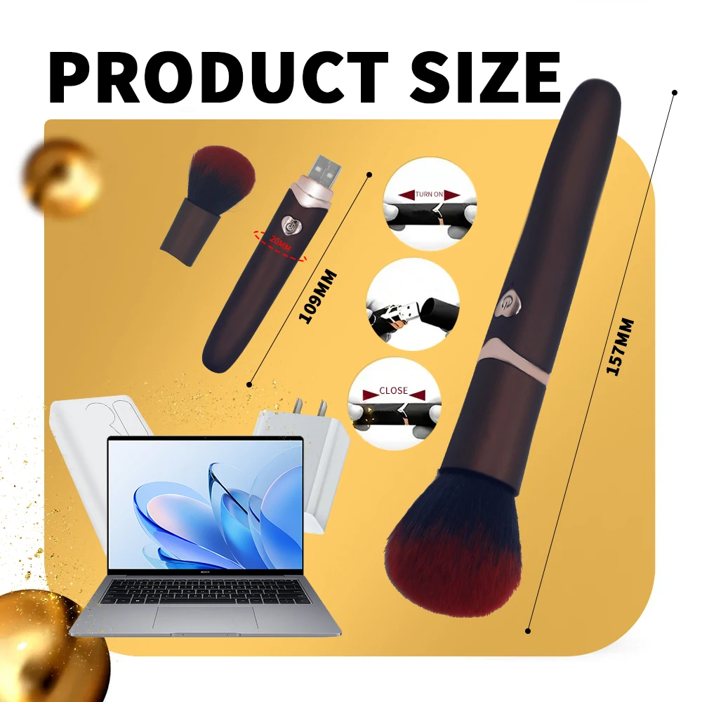 New Bullet Vibrator Sex Toy Women 10 Speed Discreet Sex Toy Mini Lipstick Vibrator Waterproof Make Up Brush Vibrator