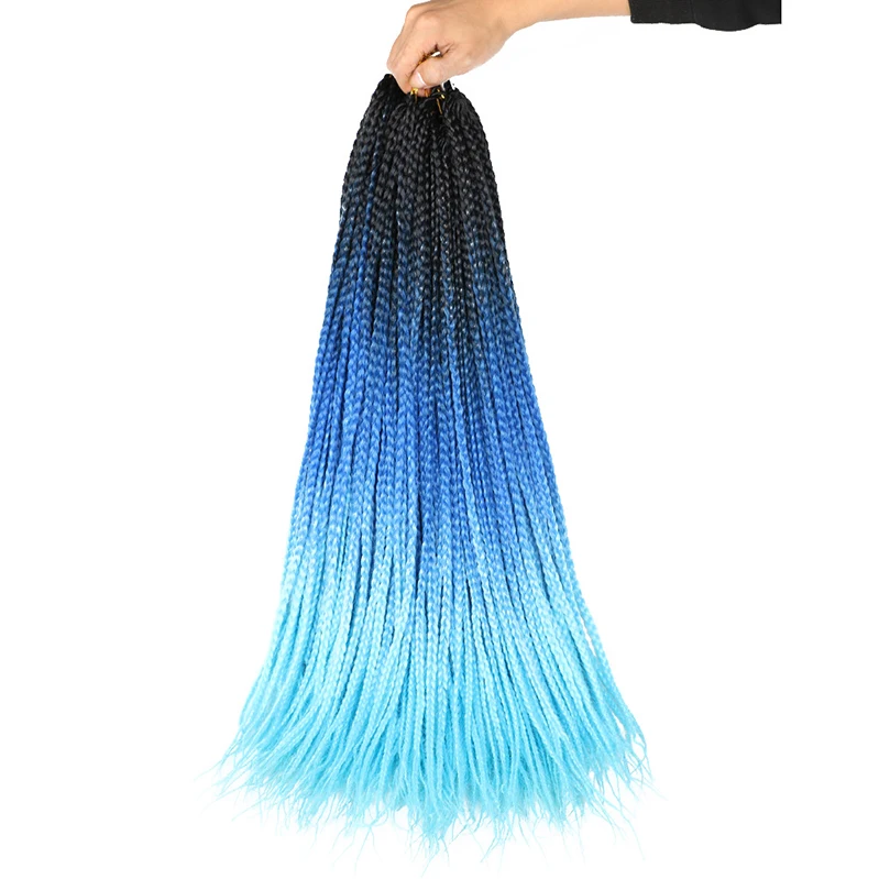 Set of brown crochet synthetic Double Ended Senegal Twists Synthetic Braids