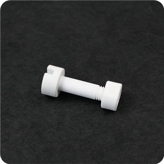 high temperature resistance insulating M10 ceramic bolt 95% alumina ceramic screw and nut