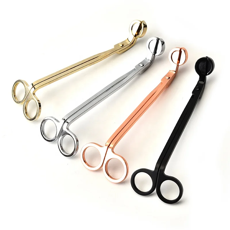 Luxury Candle Tool  Wick Trimmer  Candle Care kit set Stainless Steel wick trimmer set
