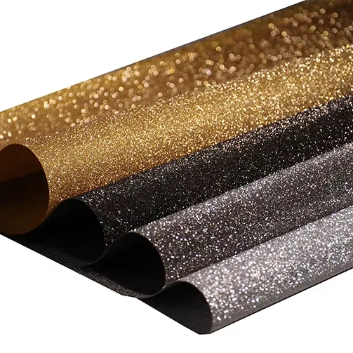 wholesale high quality  heat transfer vinyl sheets TPU glitter film for clothing