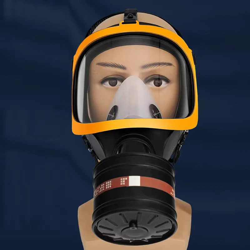 High quality full face reusable custom respiratory respirator mask for spray painting PC material comfortable to wear
