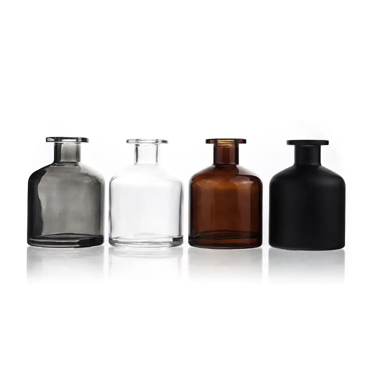 Classical Aroma Bottle 150ml 200ml 250ml 300ml Clear Black Amber Reed Diffuser Bottle 100ml Empty Reed Diffuser Bottle