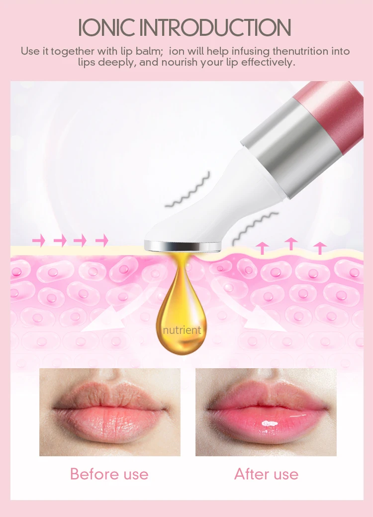 Private label portable lip plump enhancer beauty device silicone electric lip plumper