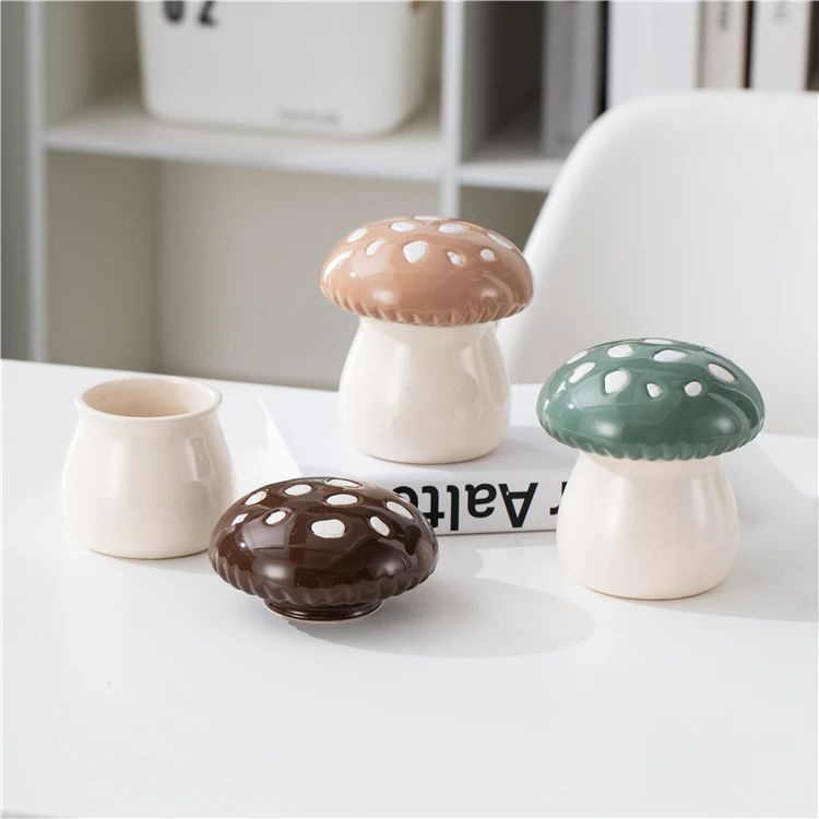 Modern handmade home garden decorative round ceramic plant flower pot molds for planters