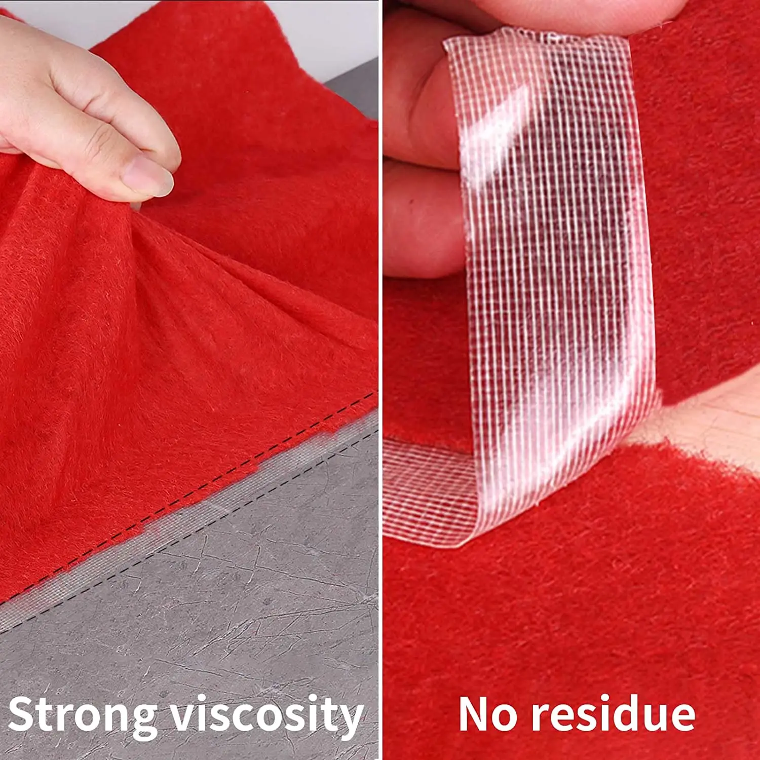 Super Strong Double Sided Carpet Tape Extra Sticky Heavy Duty Double Sides Area Rug to Carpet Gripper Tape