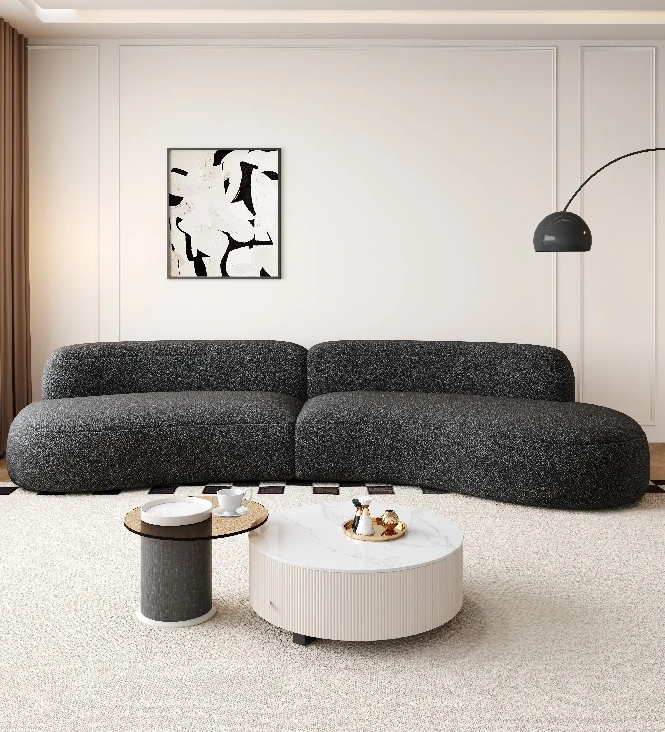 New style Comfortable Living Room Furniture Linen Vacuum Compression Sofa Family Room Sofa Living Room Sofas With Low Shipping