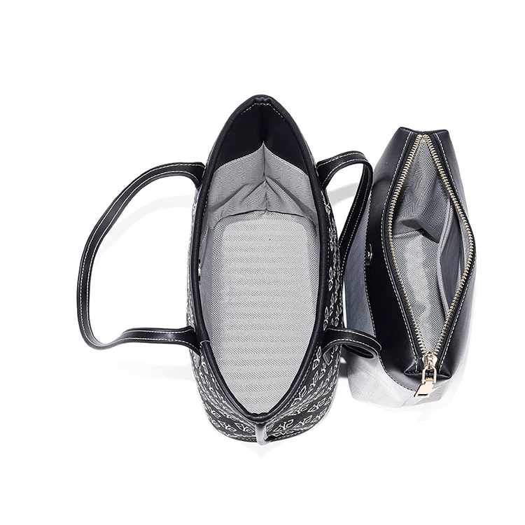 2piece Set Satchel Bag Crossbody Shoulder Crossbody Women's Mini Bags Factory Oem Odm Pu Leather Custom Lady Bags Polyester