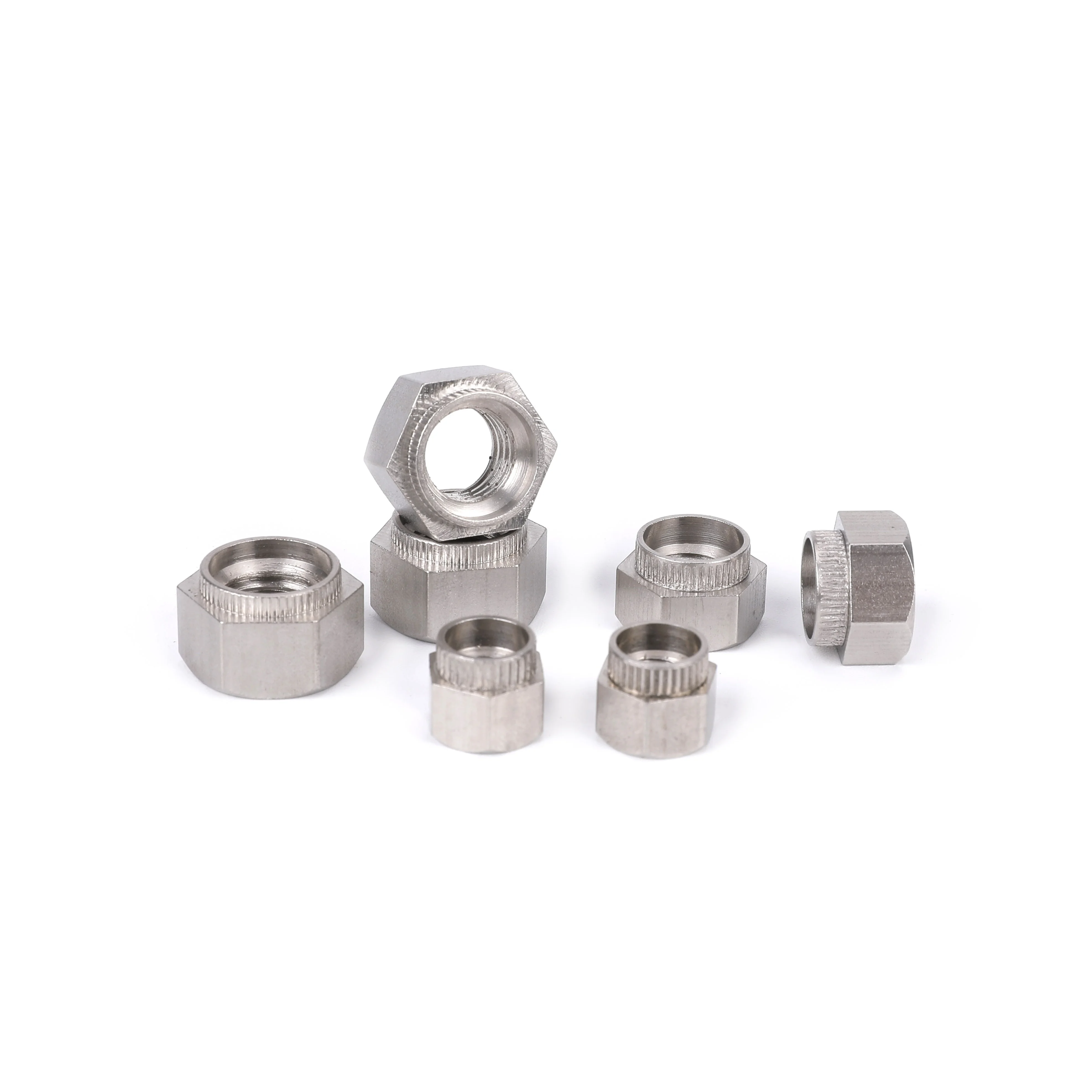 Wholesale Small Parts Metal Fabrication Self-Locking Fasteners Screw Self Locking Nut