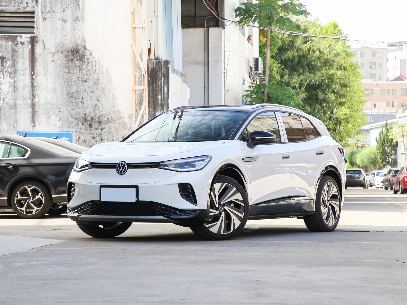 Высокозащищенный флагман подержанных автомобилей для Volkswagen ID4 четырехколесный Электрический новый автомобиль энергетический