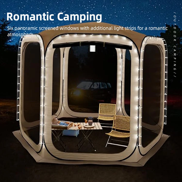 Collapsible  Custom Tent Canopy Party Tents Outdoor Camping Luxury Outdoor Tent For Party Or Wedding