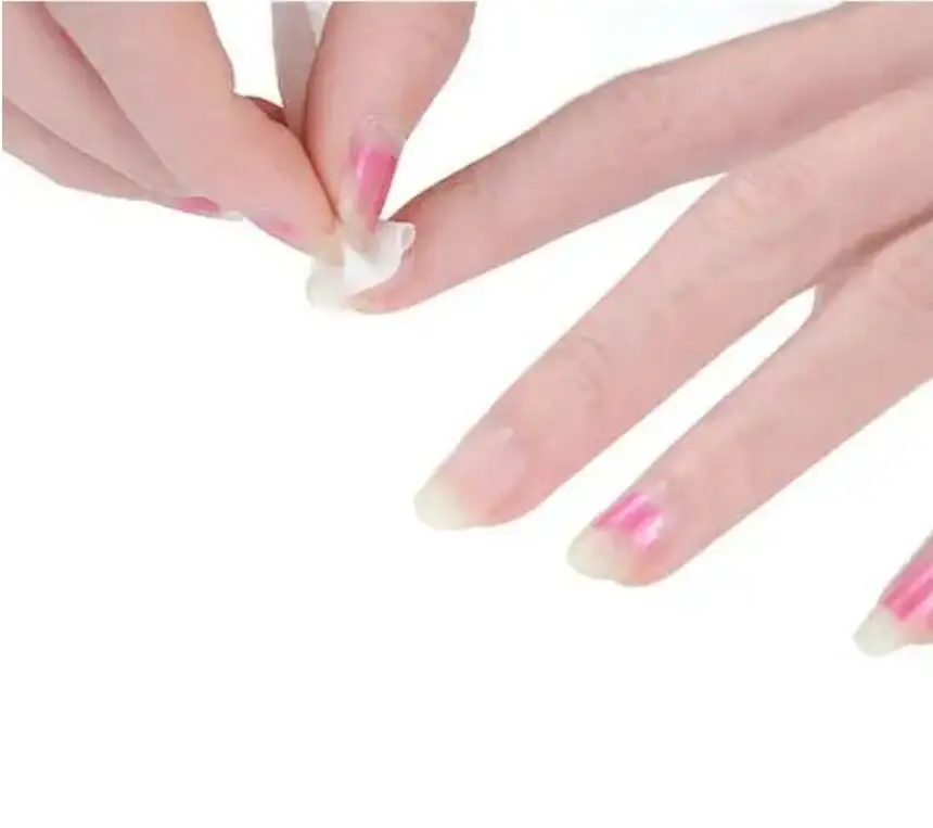 Biodegradable Nail Polish Remover Wipes Beauty Tools Products Round cotton pads Manufacturer