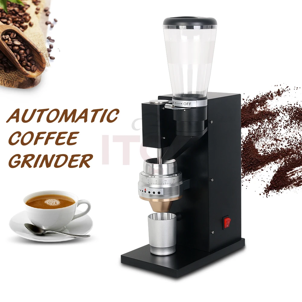 Professional Coffee Grinder Espresso Bean Machine Electric Coffee Mill Bean Grinder with Italy Imported Conical blade