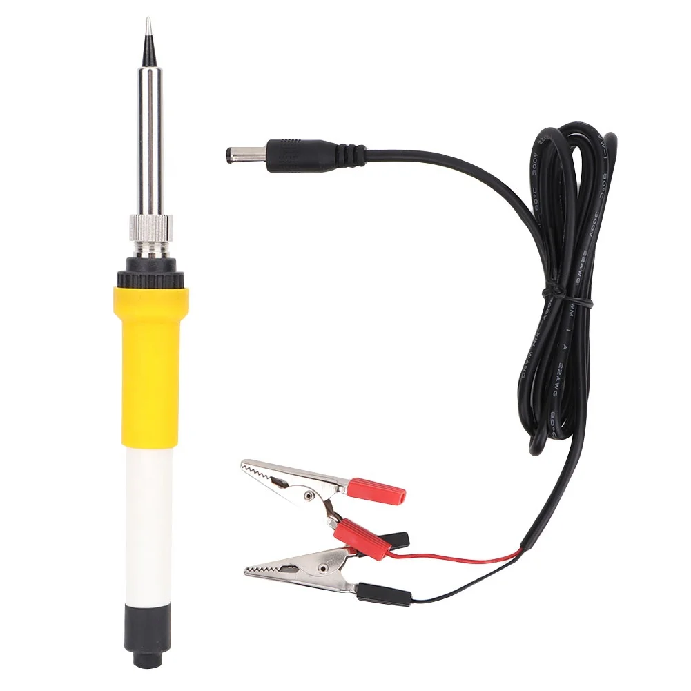DC 12V 40W Portable Car Auto Crocodile Clip Powered Electric Soldering Iron