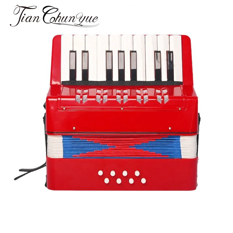 Wholesale 17 Keys 8 Bass Keyboard Toy Accordion Button For Kids Bass Student Accordion