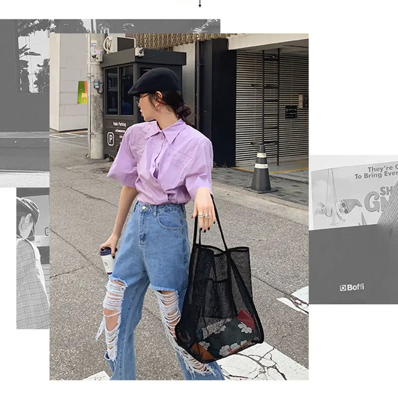 Factory Wholesale Customized Lady Woman Shop Shopping Tote Beach Bag Shoulder Bags For Girls