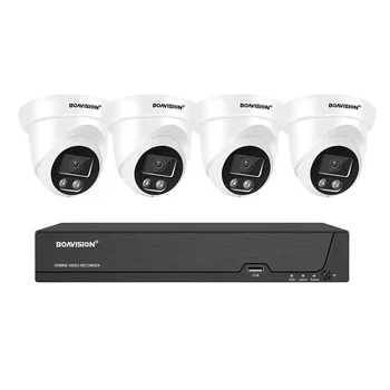 4K XMEYE 48V POE Outdoor 8MP Dome CCTV System AI Face Detection Audio Security Camera 8CH NVR P2P Video Surveillance Kit
