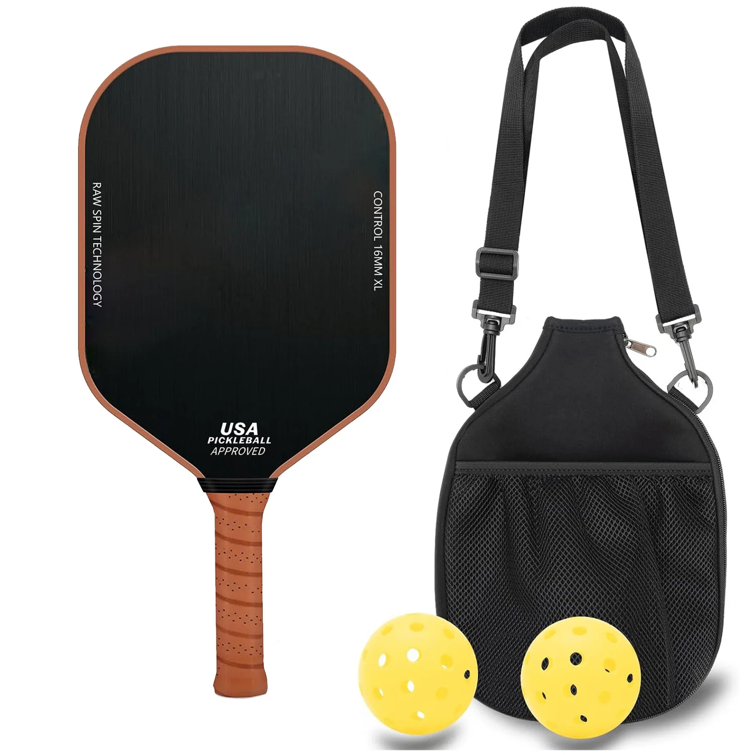 Custom Honeycomb USAPA Approved Carbon fiber pickleball paddle OEM pickleball racket fabric carbon fiber pickleball paddle