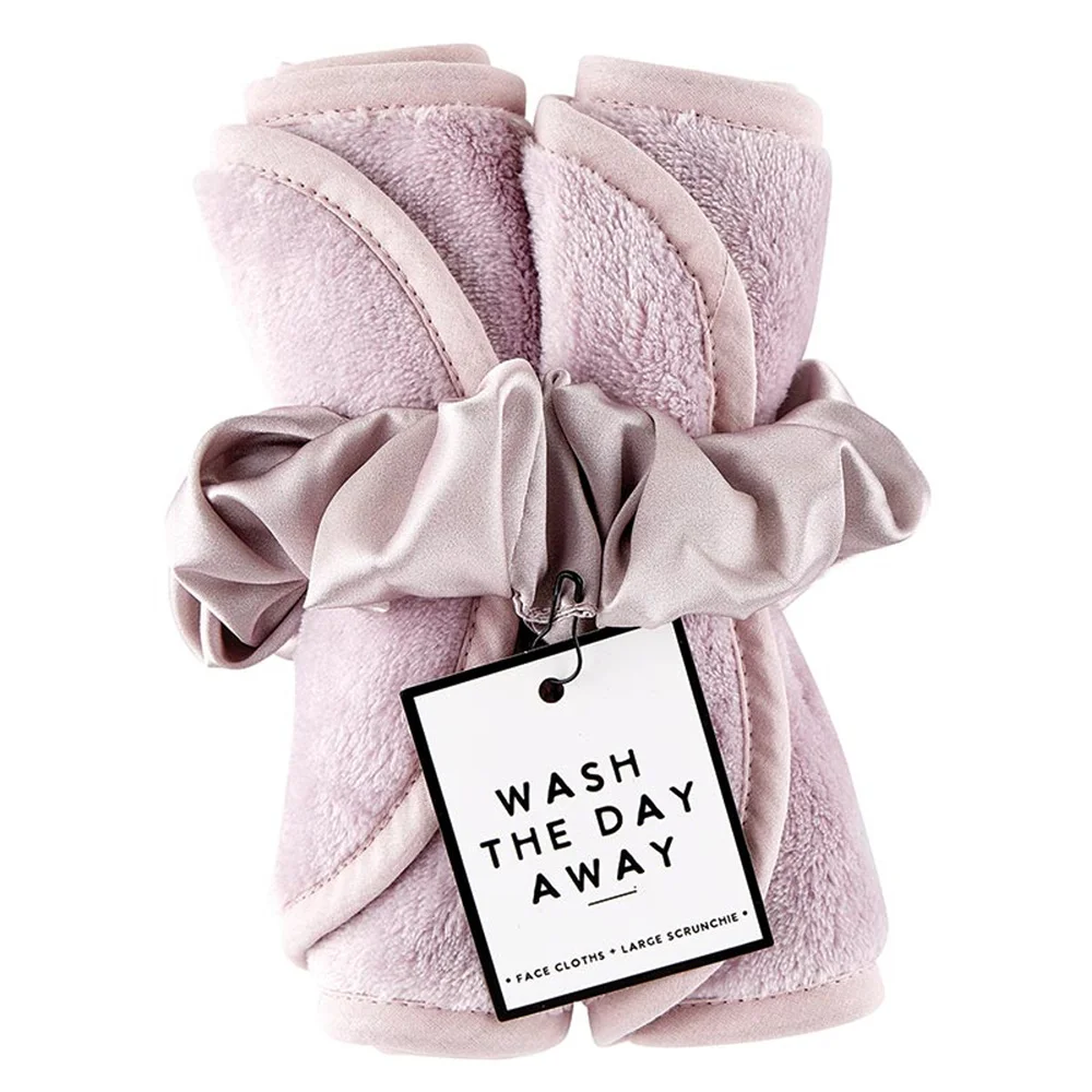 Custom Logo Facial Cloth Towel Scrunchies for Makeup & Skincare for Face Washing Beauty Personal Care Product
