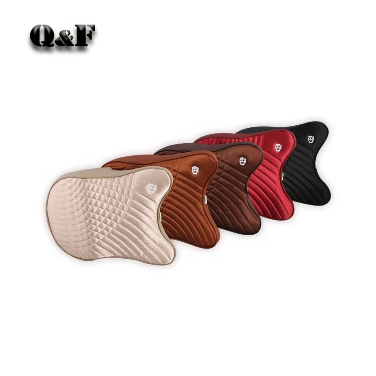 RTS Beautiful Car Seat Neck Memory foam pillow Head rest Neck pillow Headrest for GM Car