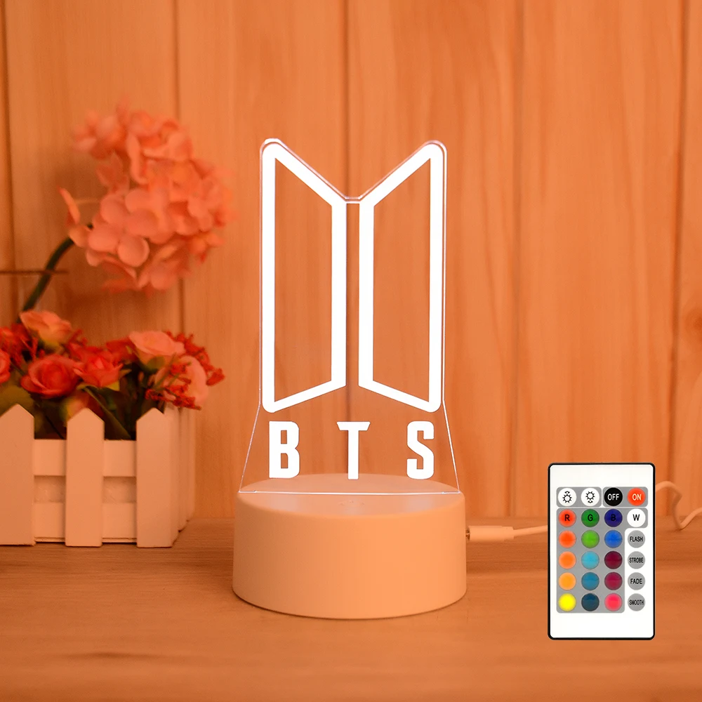 Remote/Touch/switch Control 3D LED Night Light Lovely Gifts For Kids Xmas Decor