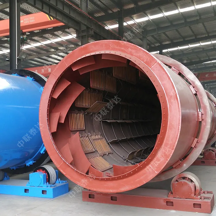 10TPH Output MGT Rotary Drum Dryer With Dispersing Lifting Plates For Drying Bentonite Clay Kaolin With Best Price