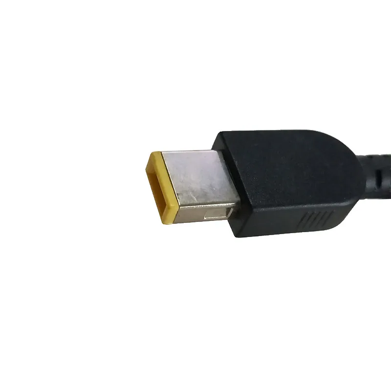 1.2m DC Power Cable USB Square For Lenovo Laptop Adapter Charger Cable