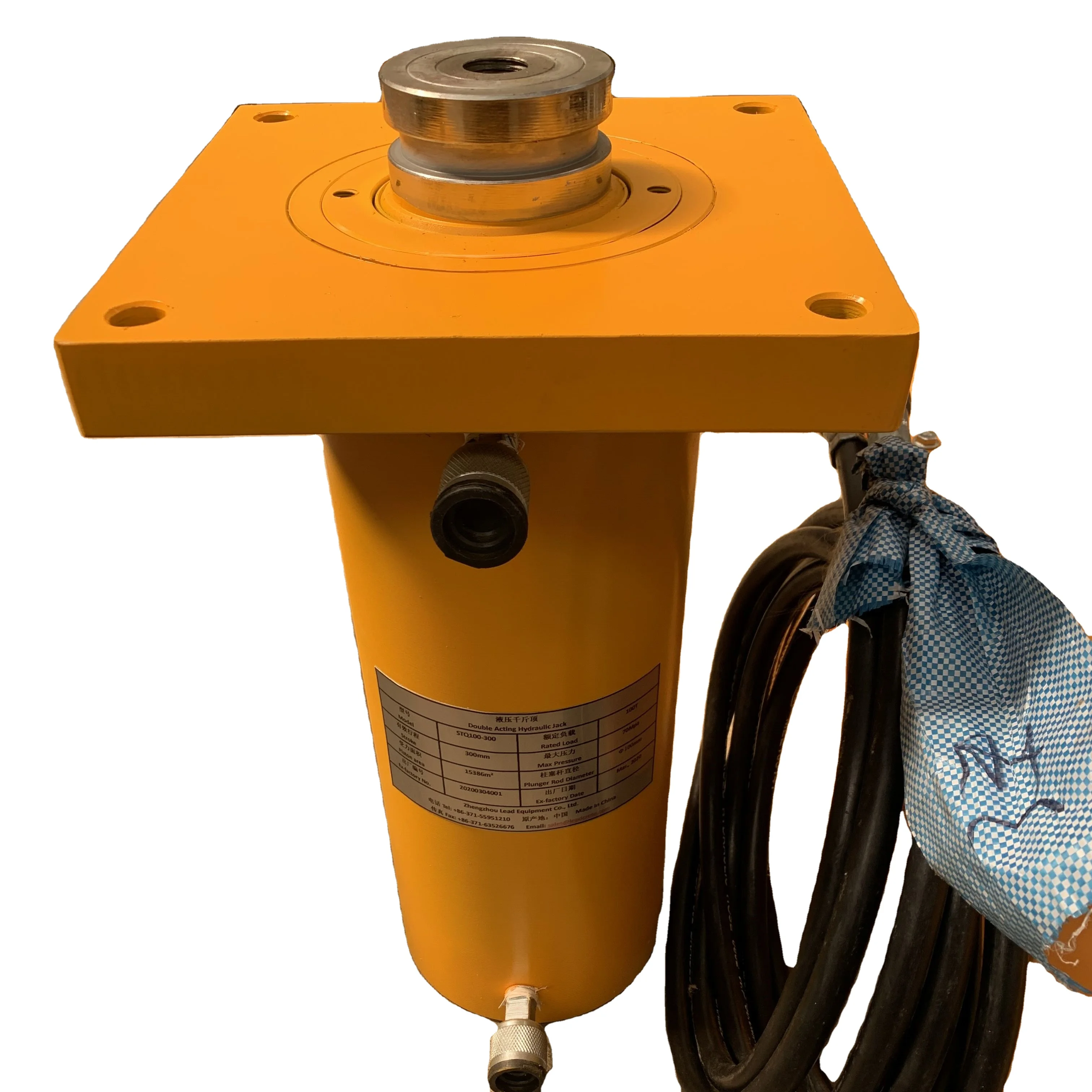High performance hydraulic jack high pressure electric drive flange hydraulic jack  products
