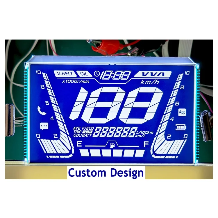 Low Price Manufacturer ODM OEM Energy Meter LCD Display TN HTN FSTN STN Custom Segment VA LCD Display For Smart Energy Meter