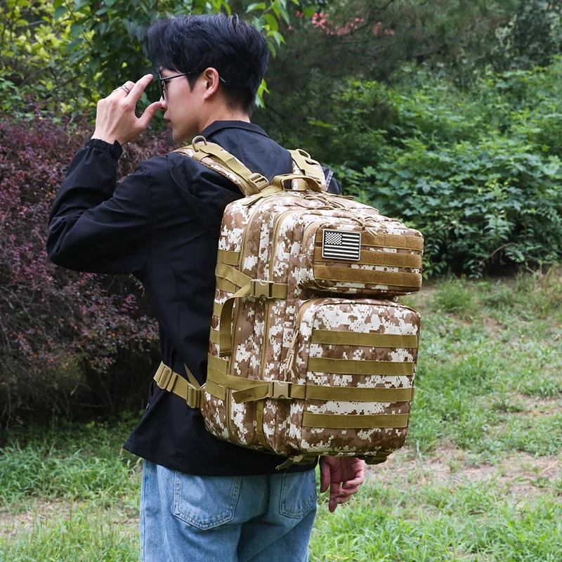 Multifunctional Tactical Backpack Camouflage Waterproof Rucksack 3-Day Assault Molle Mochila Attack Field Survival Hunting Bag