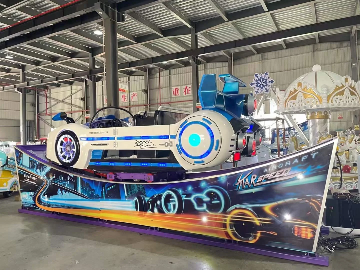 Children Favorite Ride Stylish Appearance Beautiful And Realistic Music Star Speed With Flashing Lights